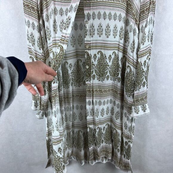 J.Jill PaisleyButton Up Dress/Tunic  - Picture 3 of 9